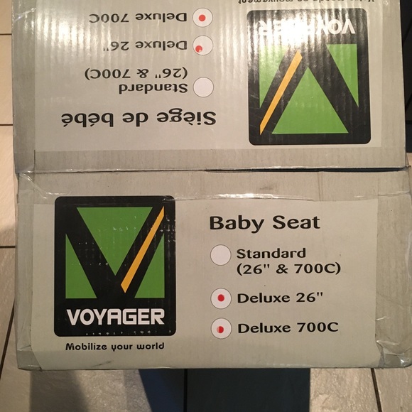 Voyager deluxe baby seat (26” & 700C).  Sealed box - Picture 3 of 5